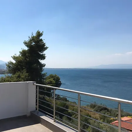 Villa Christina Asproneri With Panoramic Sea View *